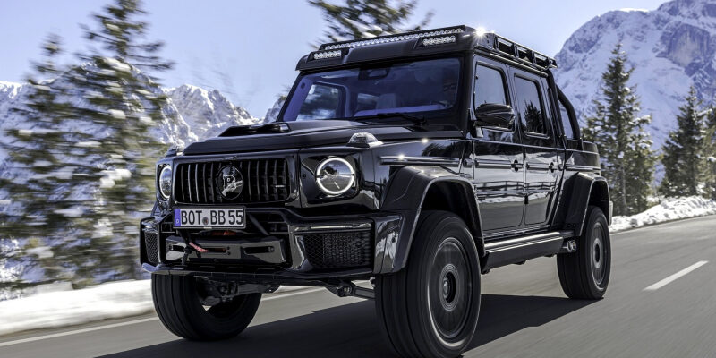Новый Brabus XLP 800 Adventure: мощный пикап на портальных мостах снова в продаже