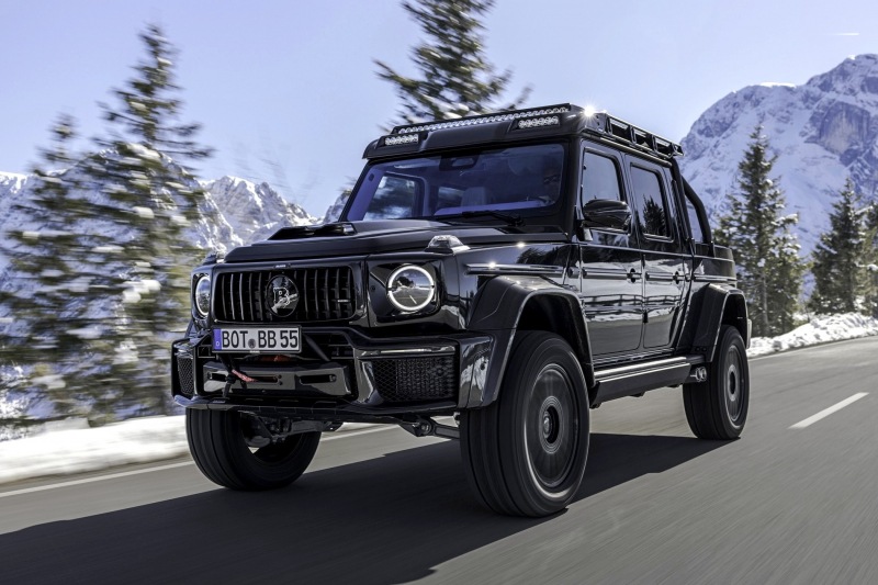 Новый Brabus XLP 800 Adventure: мощный пикап с портальным мостом снова в продаже