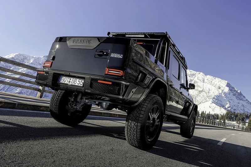 Новый Brabus XLP 800 Adventure: мощный пикап с портальным мостом снова в продаже