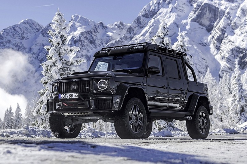 Новый Brabus XLP 800 Adventure: мощный пикап с портальным мостом снова в продаже