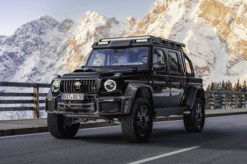 Новый Brabus XLP 800 Adventure: мощный пикап с портальным мостом снова в продаже