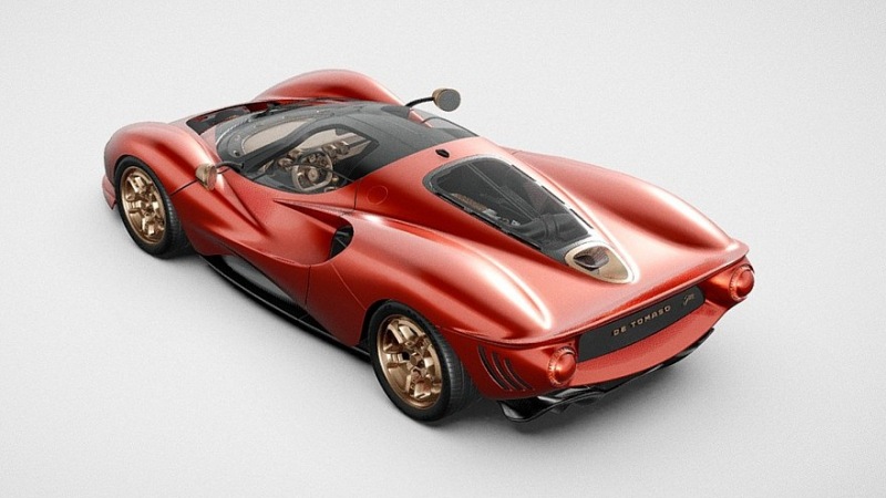 Серийная версия De Tomaso P72: привлекательный внешний вид, мощный двигатель V8 и отсутствие экрана в салоне