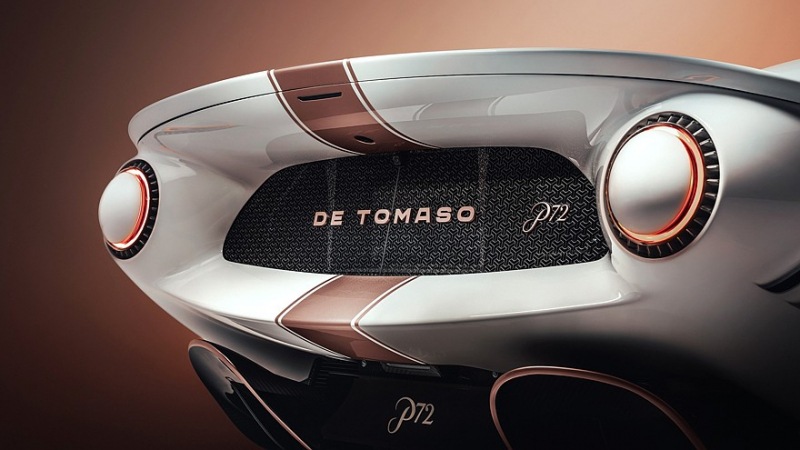 Серийная версия De Tomaso P72: привлекательный внешний вид, мощный двигатель V8 и отсутствие экрана в салоне