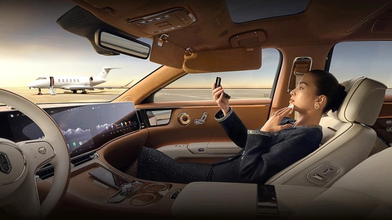 Дрожь, Maybach: Huawei и JAC совместно разработали роскошный седан Maextro S800 для рынка