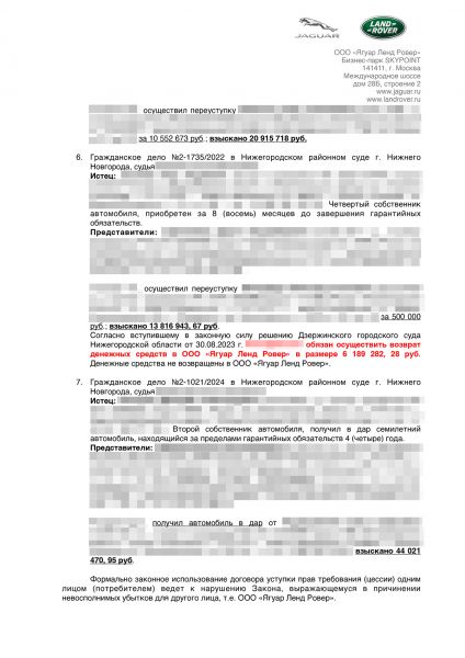 Владелец автомобиля потребовал от Jaguar Land Rover десятки миллионов рублей. Что случилось