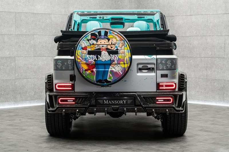 Чернила, бороды и деньги: Mansory снова «режет» G-Class и раскрашивает его в стиле поп-арт