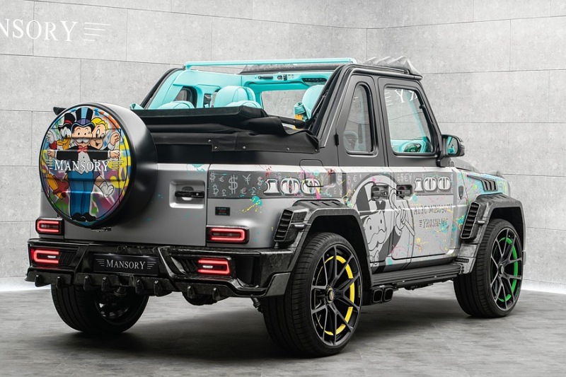 Чернила, бороды и деньги: Mansory снова «режет» G-Class и раскрашивает его в стиле поп-арт