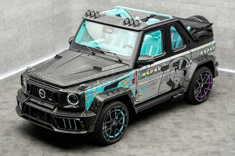 Чернила, бороды и деньги: Mansory снова «режет» G-Class и раскрашивает его в стиле поп-арт