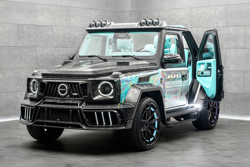 Чернила, бороды и деньги: Mansory снова «режет» G-Class и раскрашивает его в стиле поп-арт
