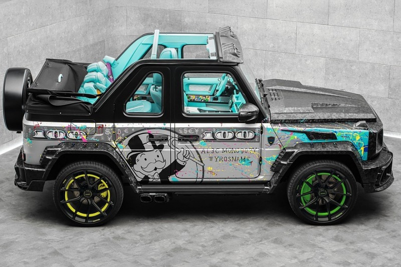 Чернила, бороды и деньги: Mansory снова «режет» G-Class и раскрашивает его в стиле поп-арт