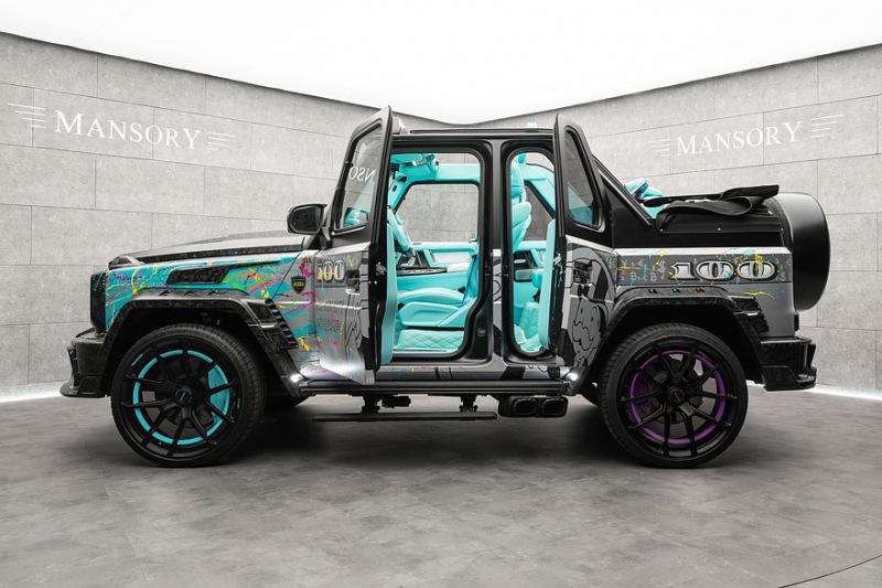 Чернила, бороды и деньги: Mansory снова «режет» G-Class и раскрашивает его в стиле поп-арт