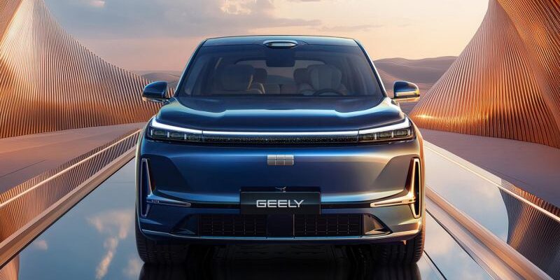 Geely представил новый флагманский кроссовер Galaxy M9 с нейросетью