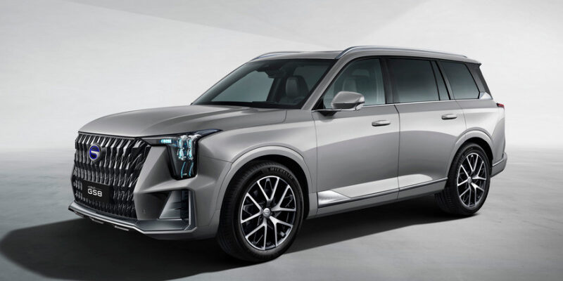 Кроссовер GAC GS8 Dragon для России: подробности о технике