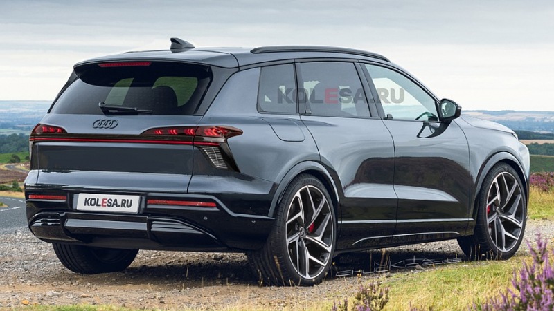 Новый флагманский кроссовер Audi Q9 тестируют перед камерой
