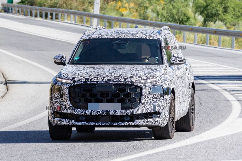 Новый флагманский кроссовер Audi Q9 тестируют перед камерой