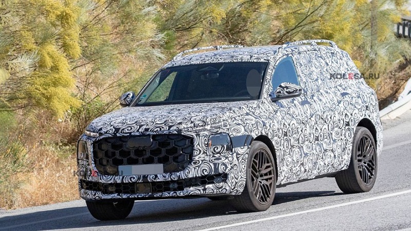 Новый флагманский кроссовер Audi Q9 тестируют перед камерой
