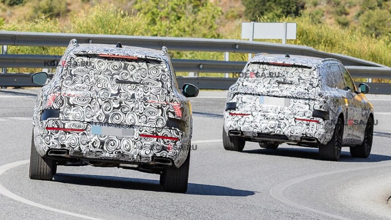 Новый флагманский кроссовер Audi Q9 тестируют перед камерой