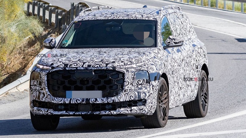 Новый флагманский кроссовер Audi Q9 тестируют перед камерой