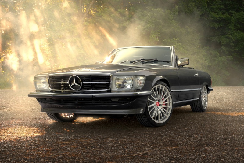 Классическая модификация: Mercedes-Benz 450 SL Restomod от Pogea