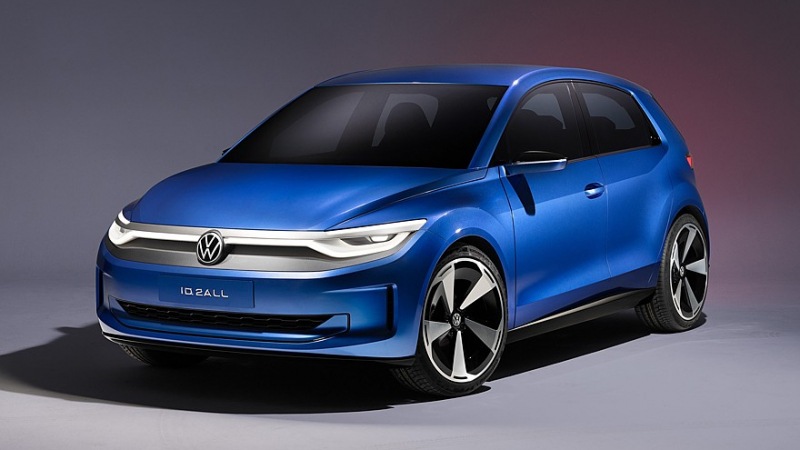 Volkswagen может выпустить хэтчбек ID.2 R: три электромотора и более 400 лошадиных сил
