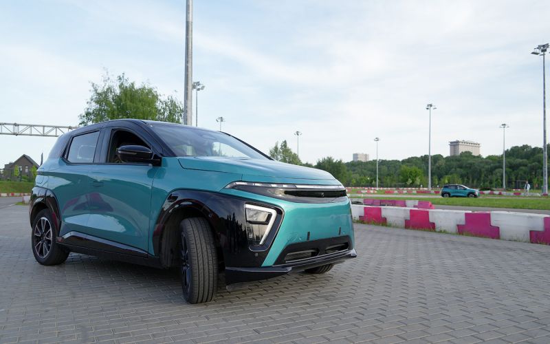 Испытания нового российского городского автомобиля «Атом