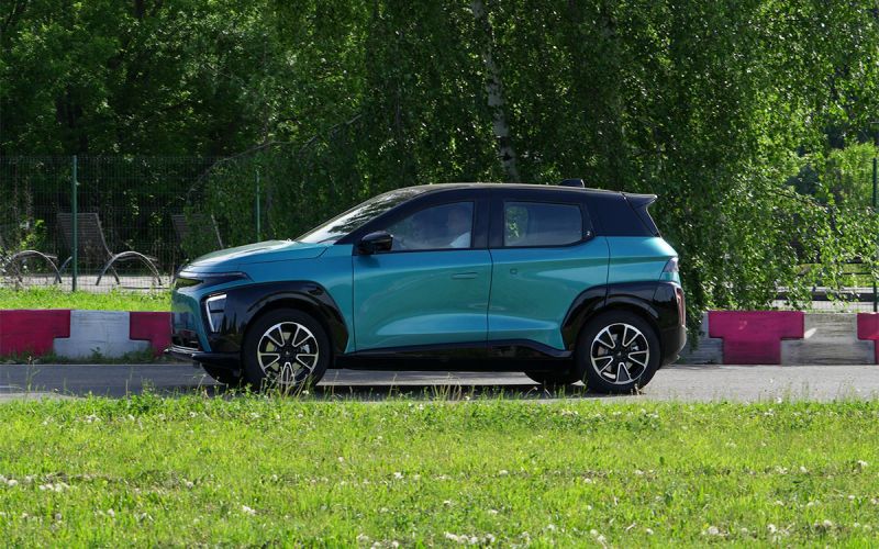 Испытания нового российского городского автомобиля «Атом